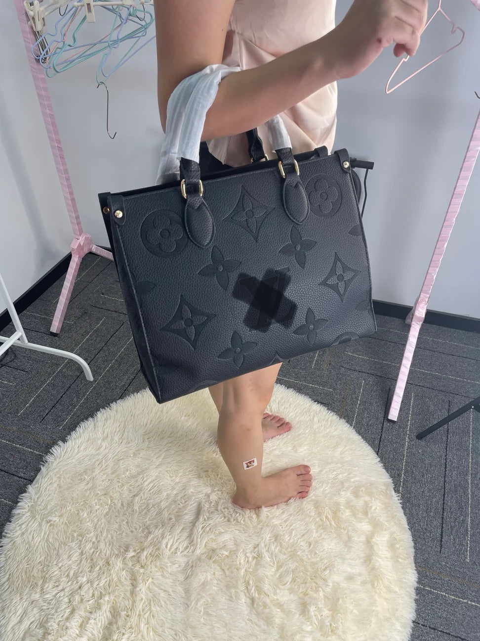 Large boujee tote purse