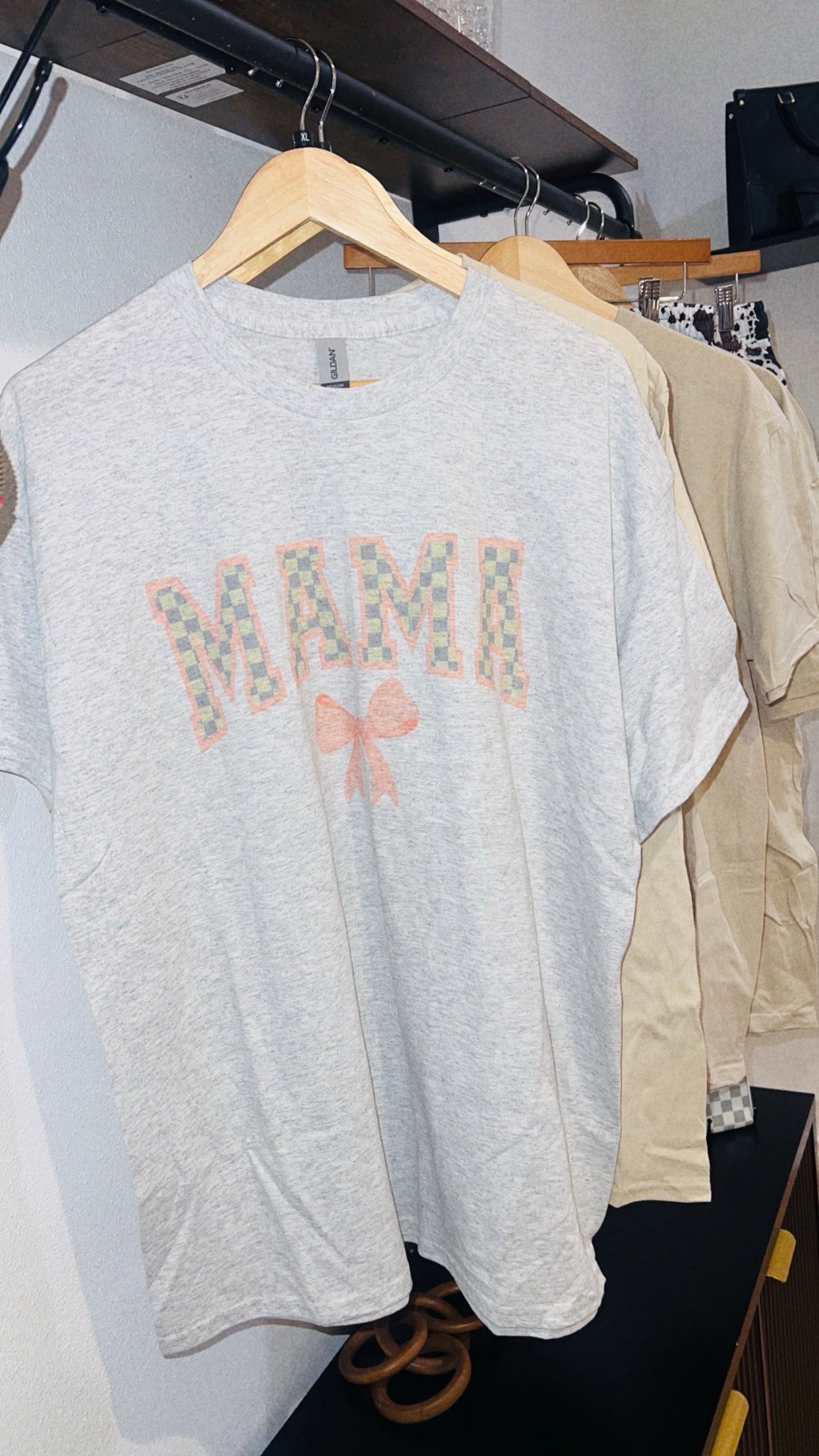 Boujee check Mama Tee